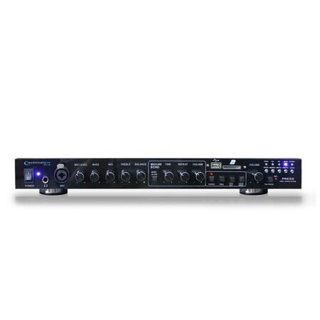 TECHNICAL PRO Professional 2CH Pre-Amplifier with USB-SD Card Inputs PRE50